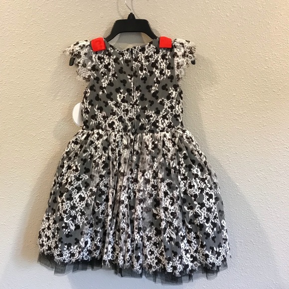Disney Tutu Couture Minnie Mouse Lace Dress - Picture 4 of 8